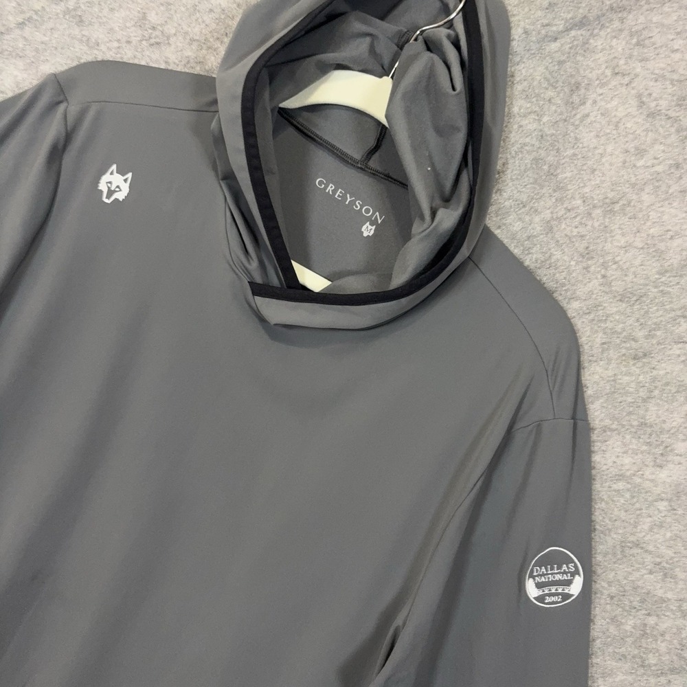 Greyson Colorado Hoodie Mens Sz M Gray Lightweight Performance Dallas National